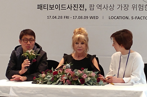 "패티 보이드 사진전"을 위해 한국을 방문한 패티 보이드 ⓒ 김수현 기자