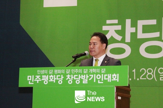 민주평화당 창당발기인대회 당시 이용주 의원 <사진 김재봉 기자>