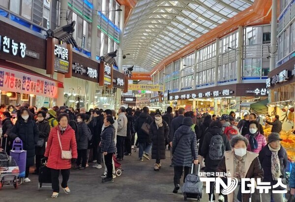 전통시장 모습  -사진 한국농수산식품유통공사-